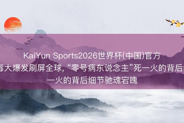 KaiYun Sports2026世界杯(中国)官方网站 邮轮病毒大爆发刷屏全球, “零号病东说念主”死一火的背后细节驰魂宕魄